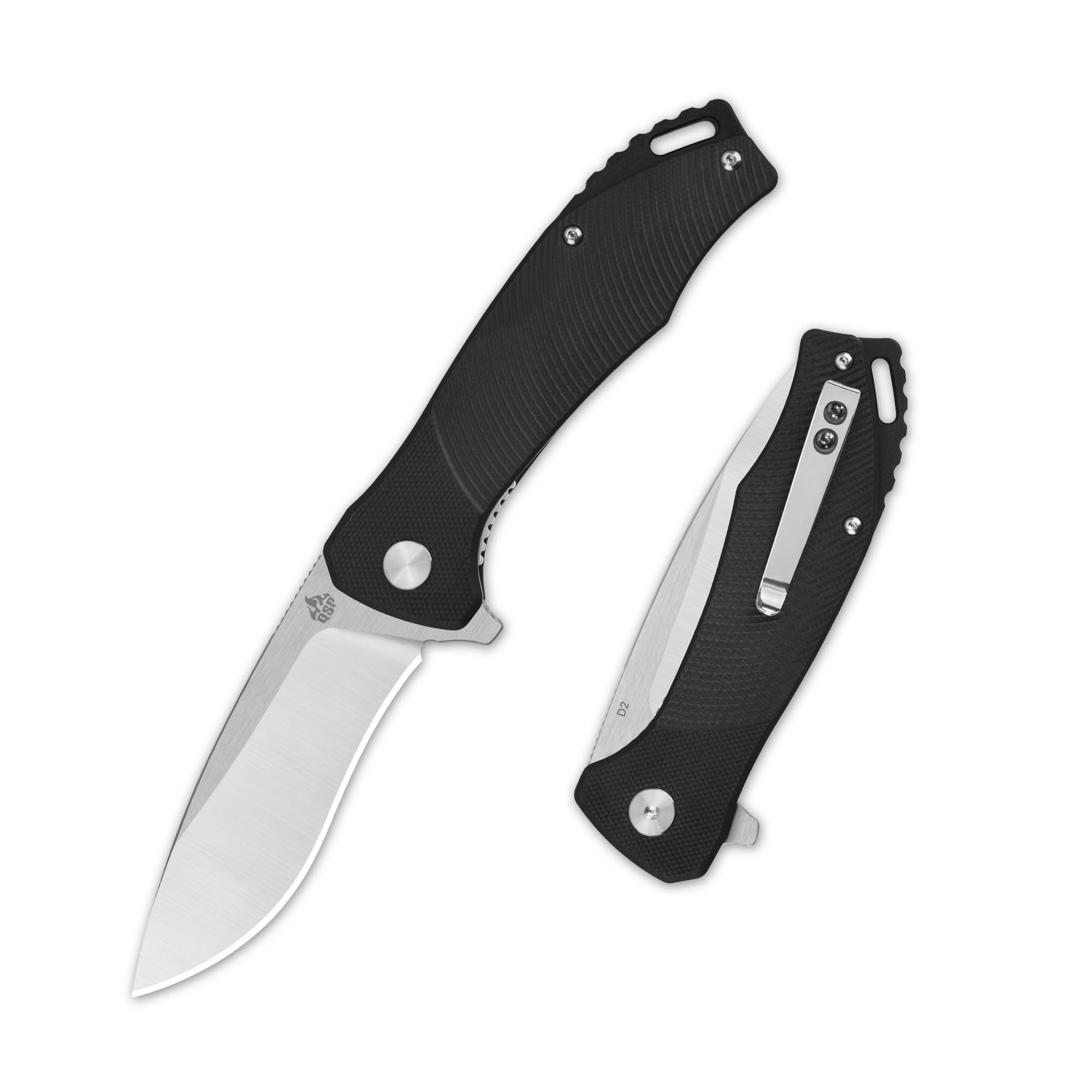 QSP Raven Folding Pocket Knife, 3.37